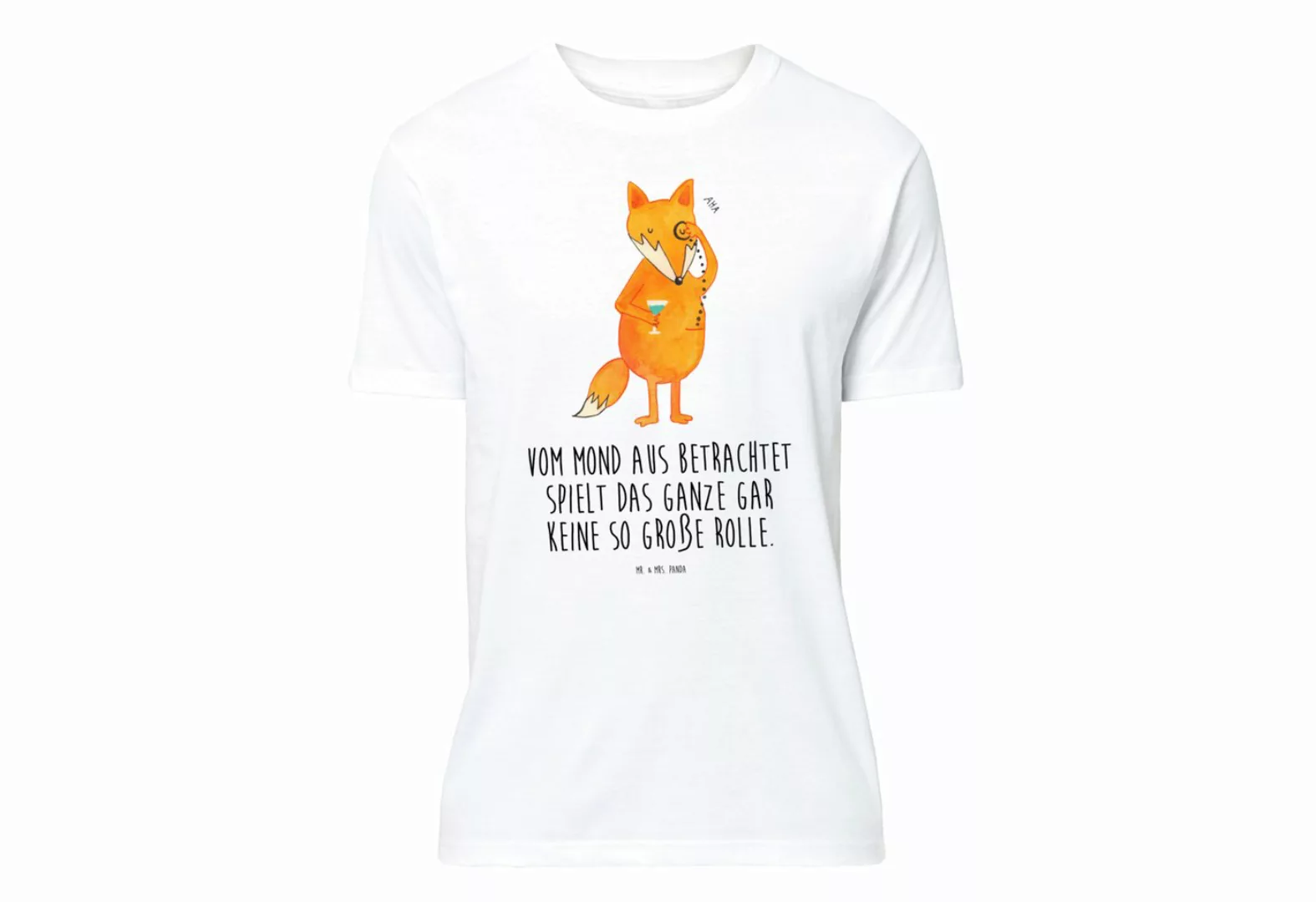 Mr. & Mrs. Panda T-Shirt Fuchs Lord - Weiß - Geschenk, Schlafshirt, Tshirt, günstig online kaufen