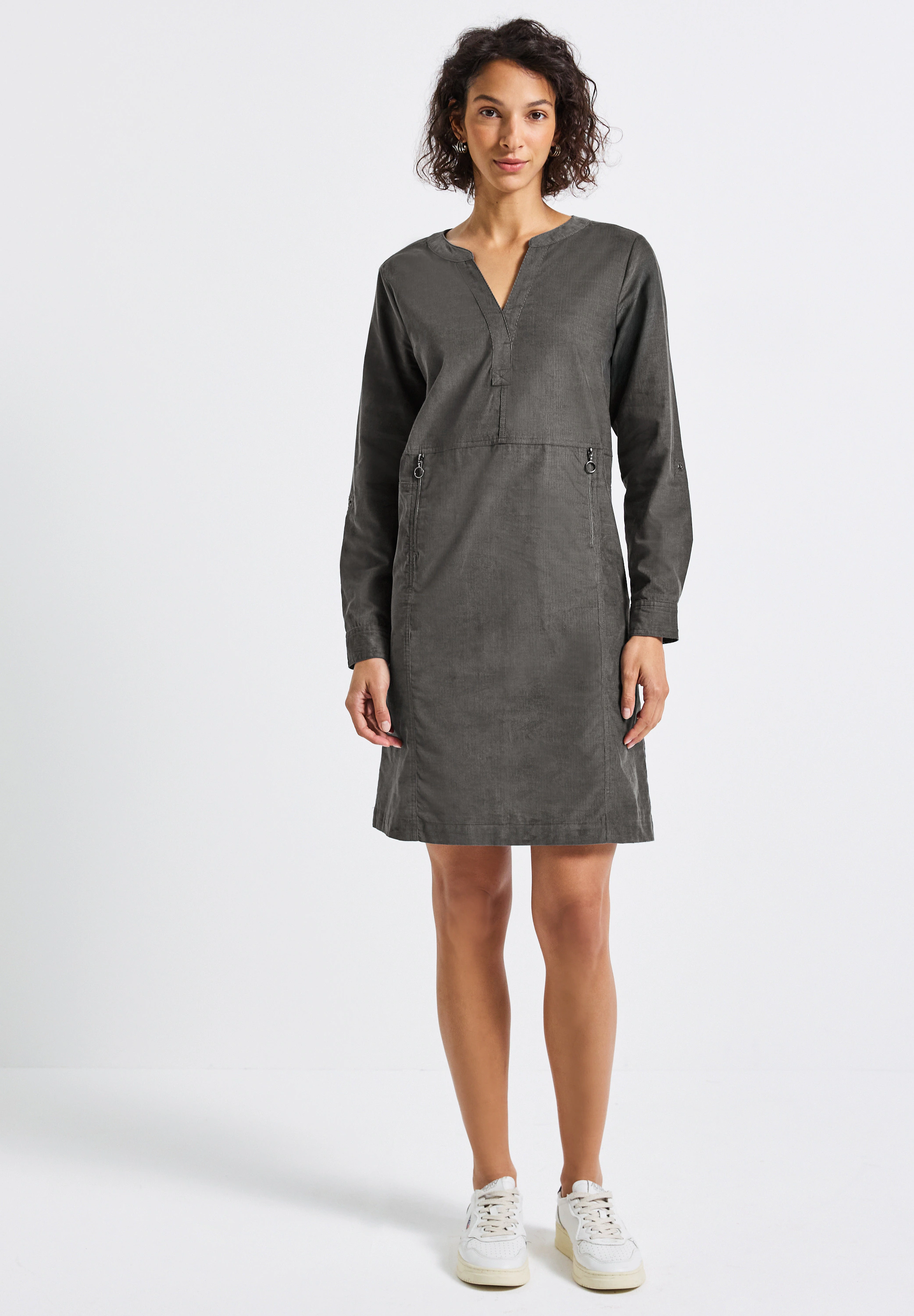 STREET ONE Sommerkleid, in Unifarbe günstig online kaufen