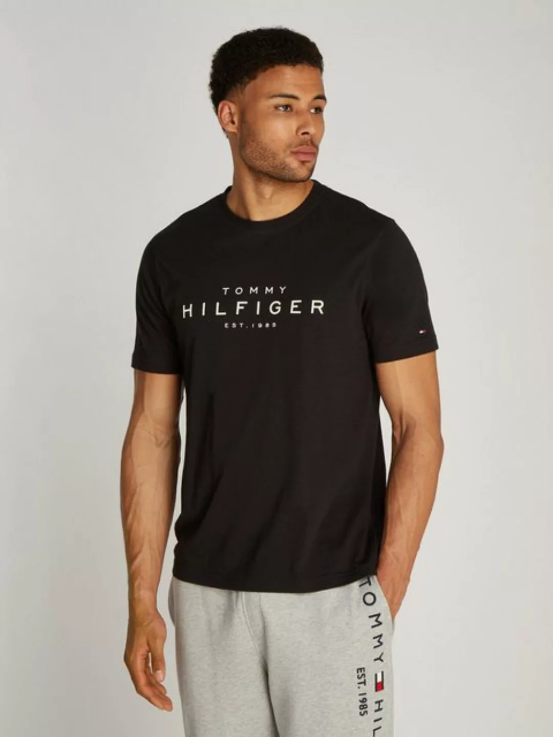 Tommy Hilfiger T-Shirt BIG RWB HILFIGER TEE mit Logo günstig online kaufen