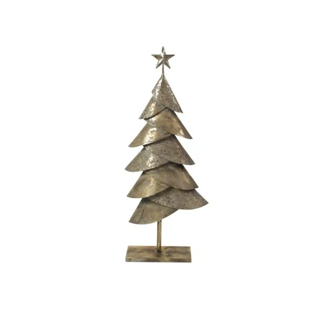 Weihnachtsbaum, gold/grau B:37, T:12, H:89 günstig online kaufen