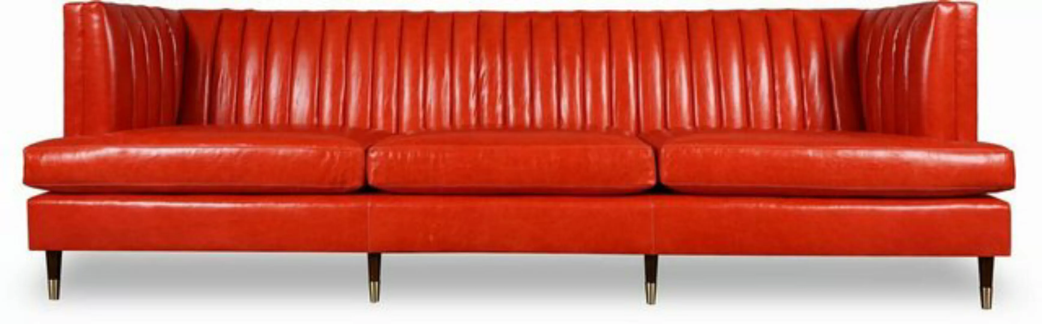 JVmoebel 3-Sitzer US Ledersofa Chesterfield Restaurant Club Sitz Bank Sofa günstig online kaufen