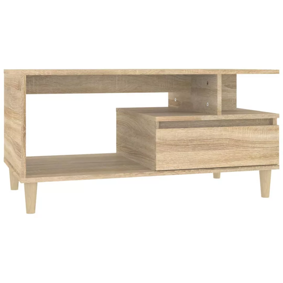 Vidaxl Couchtisch Sonoma-eiche 90x49x45 Cm Holzwerkstoff günstig online kaufen