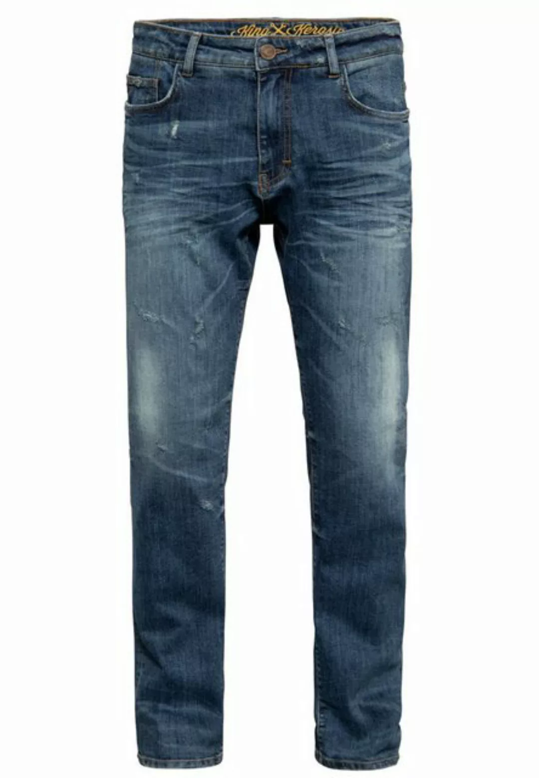 KingKerosin Gerade Jeans Robin Special Wash günstig online kaufen
