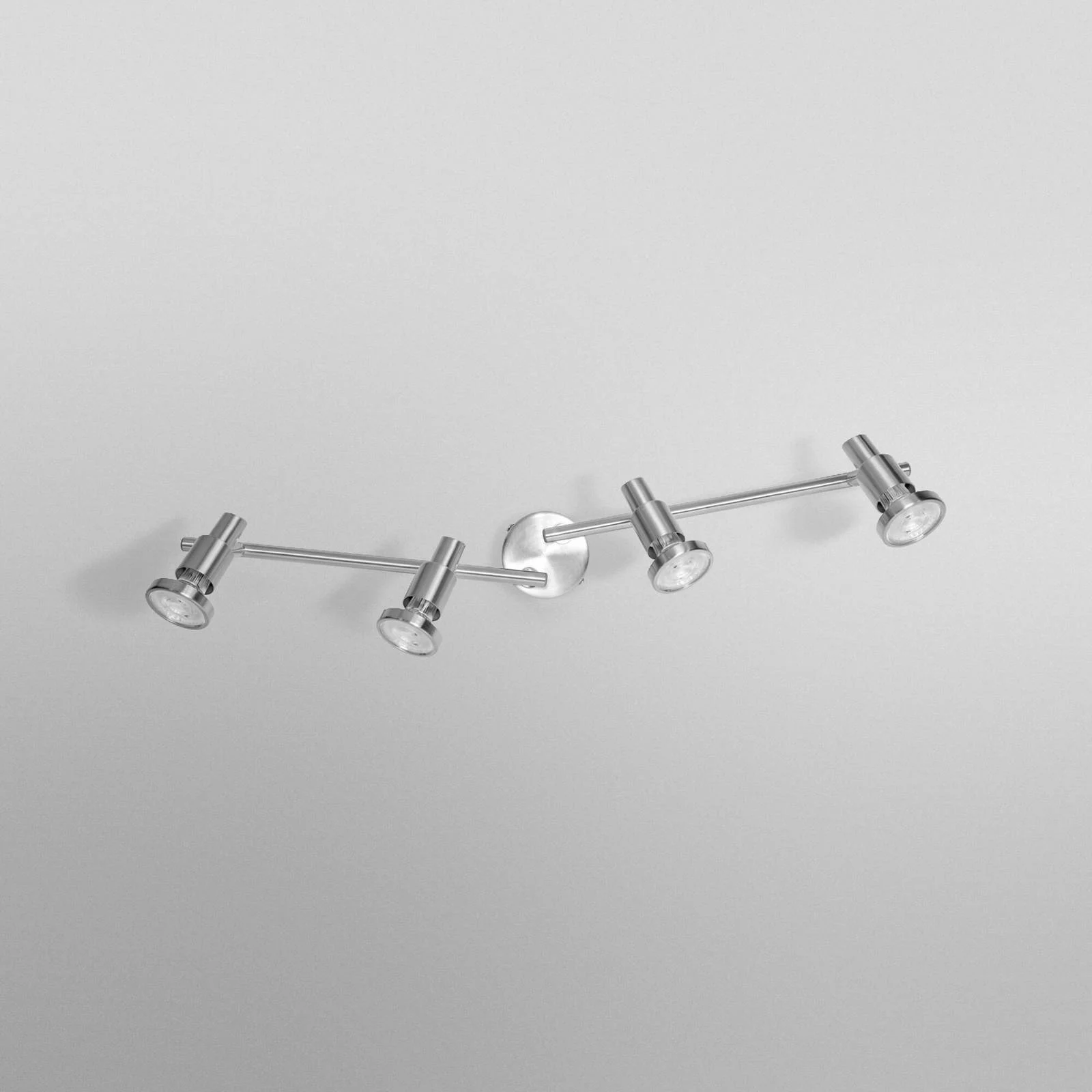 OSRAM Deckenstrahler, silber, Metall 4-flg. GU10-LED 2.700 K günstig online kaufen