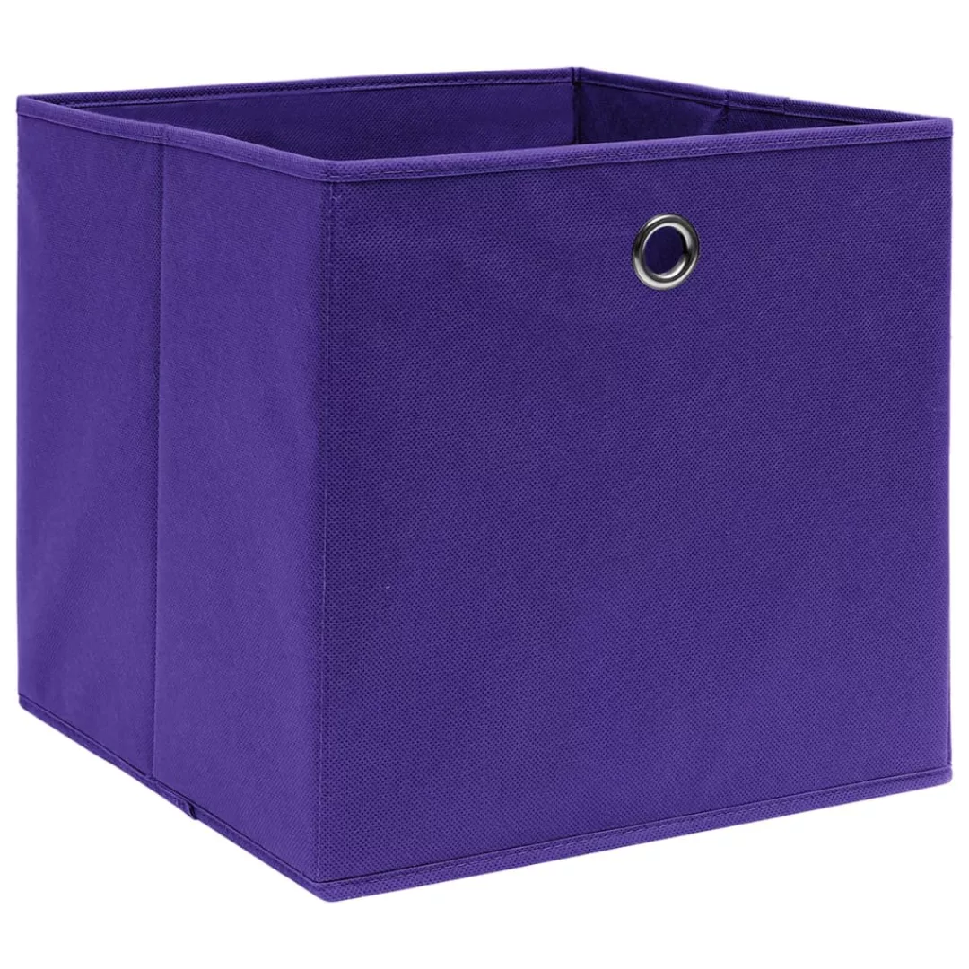 Aufbewahrungsboxen 4 Stk. Vliesstoff 28x28x28 Cm Violett günstig online kaufen