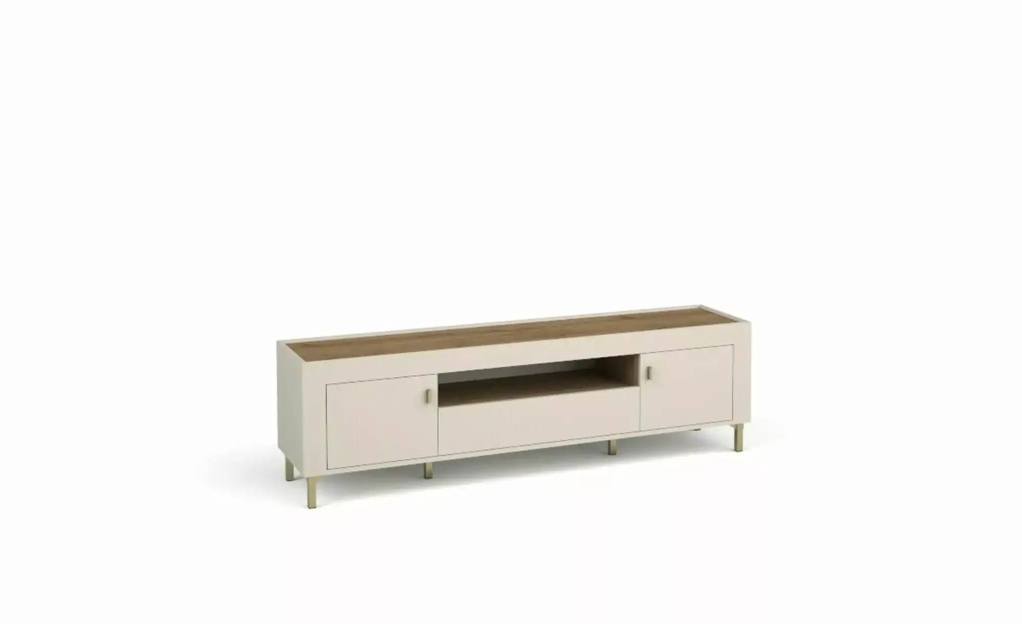 Lowboard  Mossa ¦ beige ¦ Maße (cm): B: 177 H: 52 Kommoden & Sideboards > L günstig online kaufen