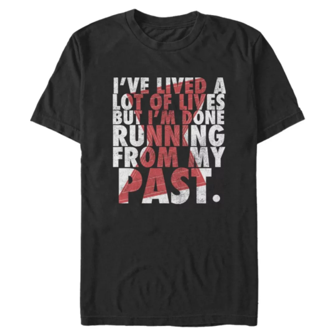 Marvel - Black Widow - Text No Past - Männer T-Shirt günstig online kaufen