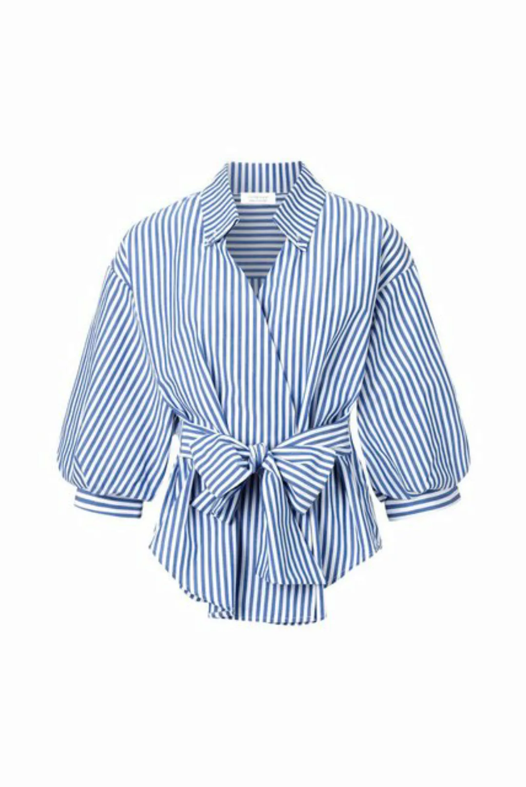 Rich & Royal Blusentop Striped blouse with puffed sleeves günstig online kaufen