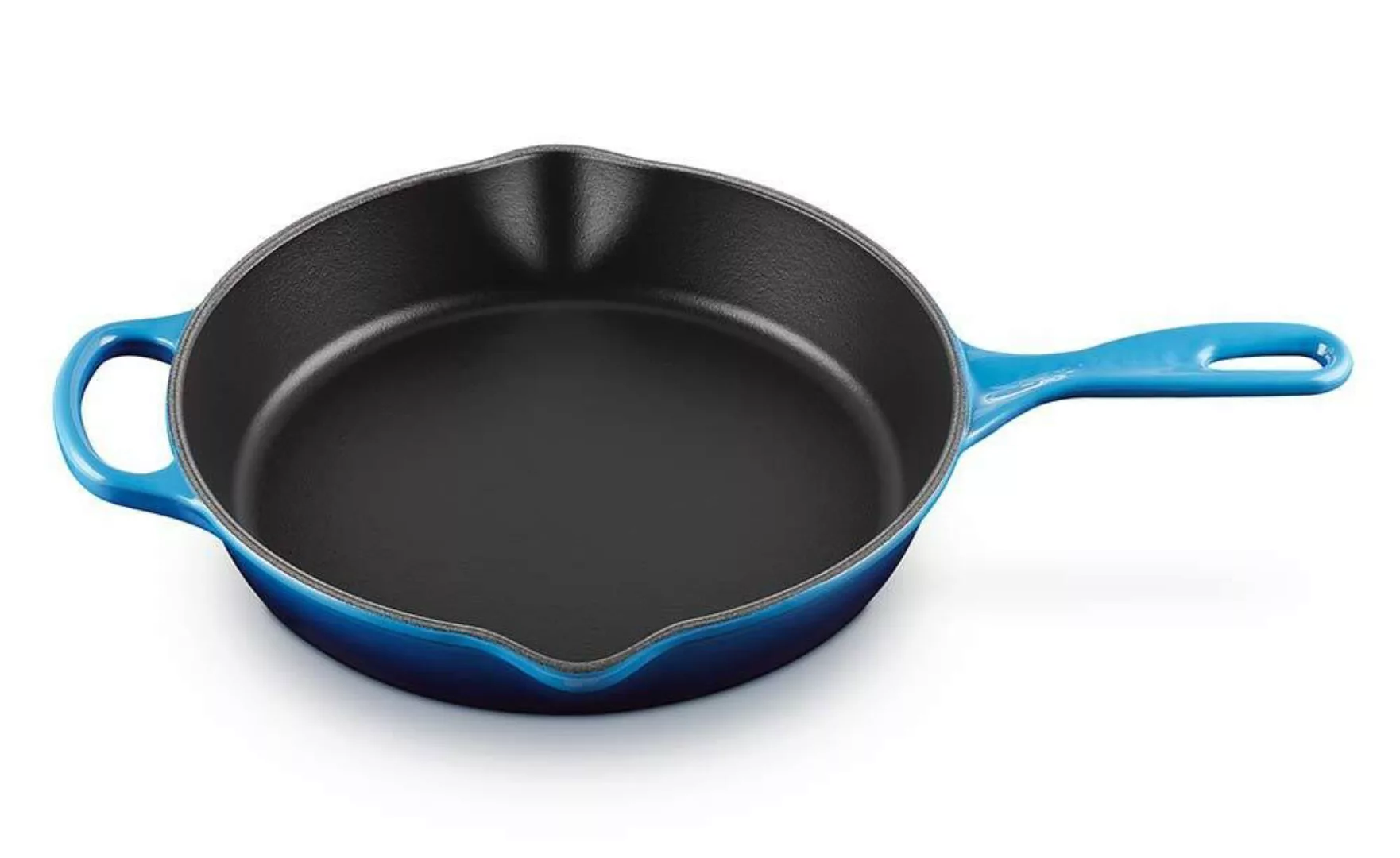 Le Creuset Brat- und Servierpfanne Hoch Gusseisen Azure Blau 26cm günstig online kaufen