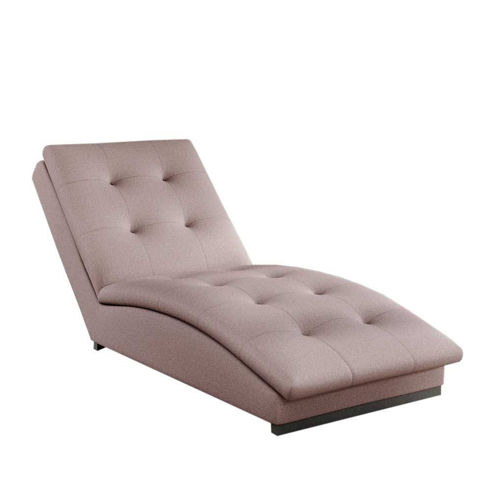 Relaxliege Loungeliege mit Punktsteppungen in Rosa günstig online kaufen