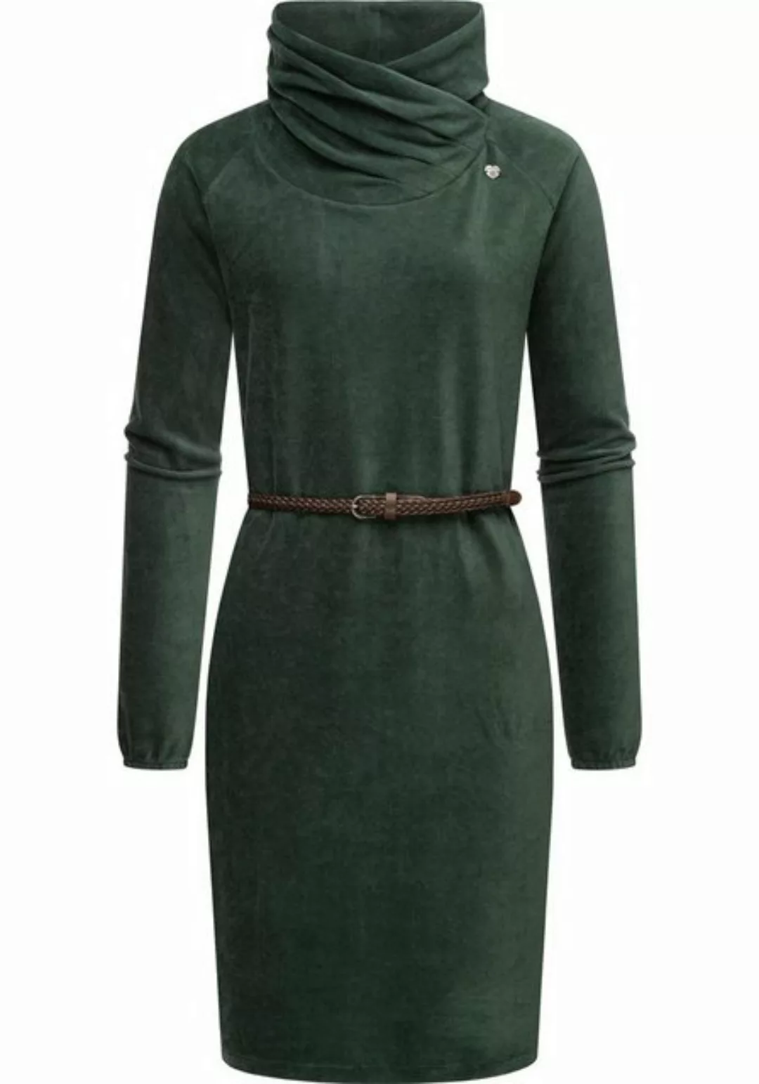 Ragwear Sweatkleid "Belita", warmes Cord-Kleid mit breitem Schlauchkragen günstig online kaufen