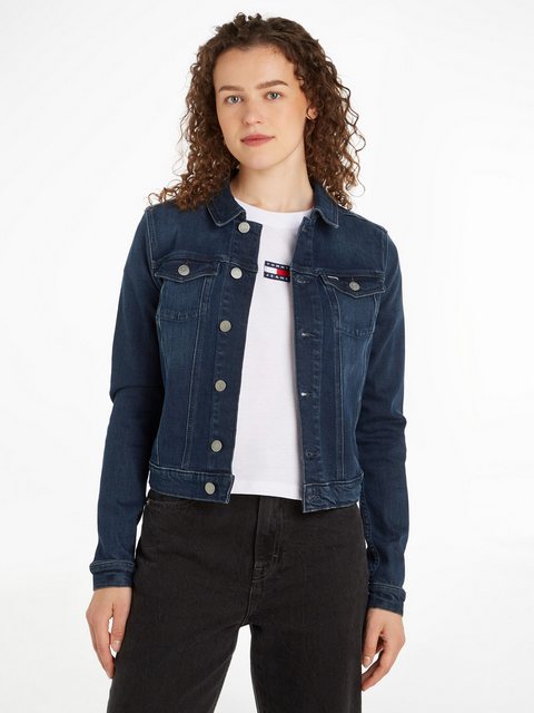 Tommy Jeans Jeansjacke "VIVIANNE SKN JACKET CH8168", mit Tommy Jeans Flagge günstig online kaufen