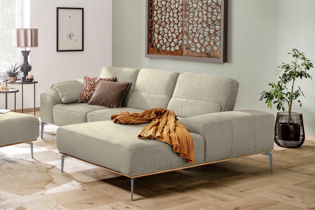 W.SCHILLIG Ecksofa "run, Designsofa mit tollem Sitzkomfort, bequem, L-Form" günstig online kaufen