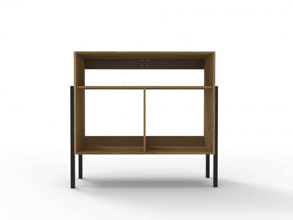 andas Sideboard "Finton", Kommode mit 3 offenen Fächern, Korpuss aus massiv günstig online kaufen