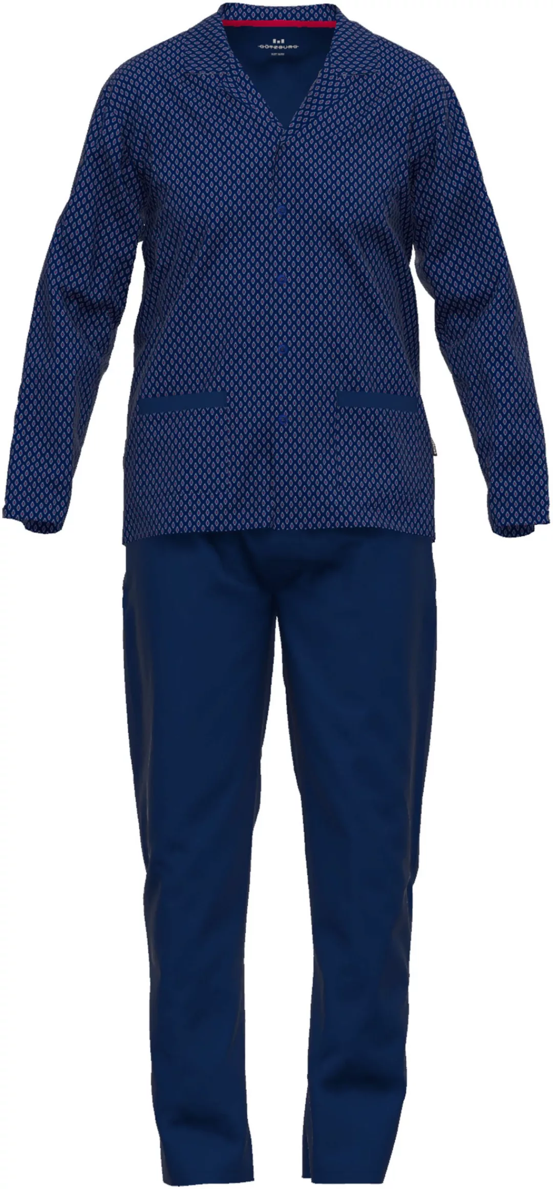 GÖTZBURG Pyjama "Manhattan", (2 tlg.), mit großem Größenlauf günstig online kaufen