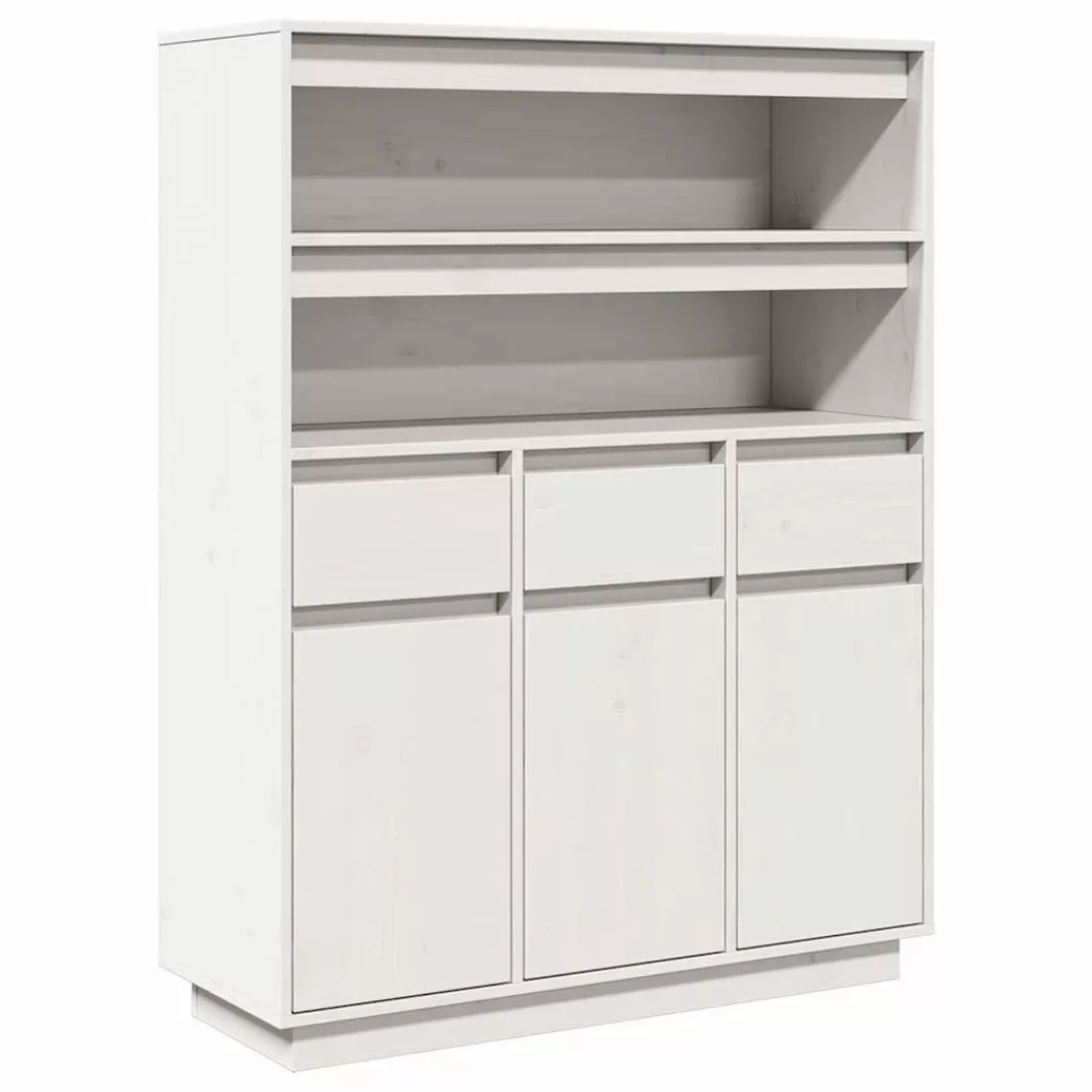 vidaXL Highboard Highboard Weiß 89x34x116,5 cm günstig online kaufen
