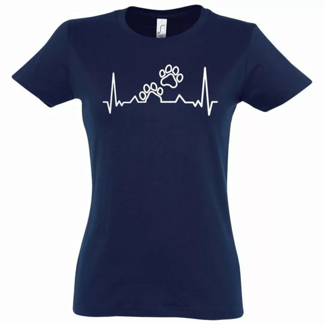 Youth Designz T-Shirt Heartbeat Hundepfoten Damen Shirt mit trendigem Front günstig online kaufen
