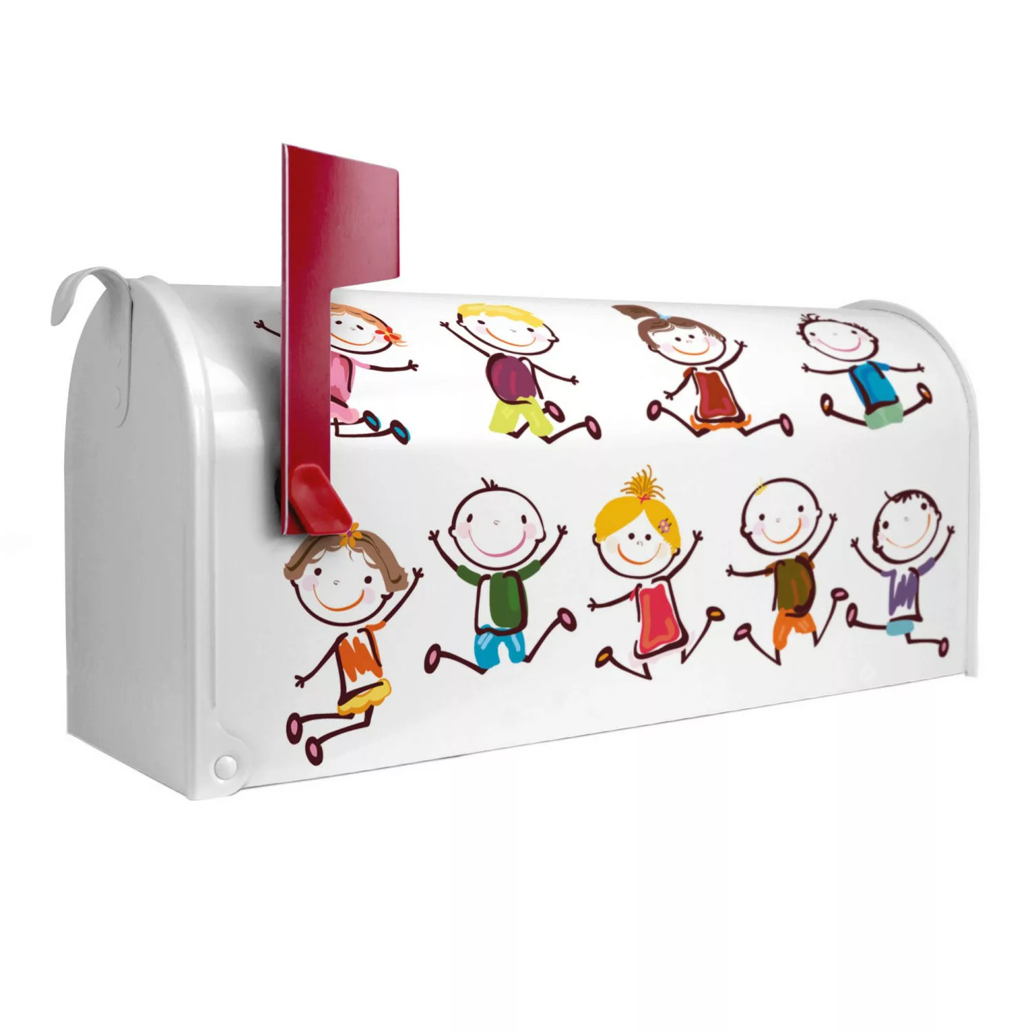 Banjado Amerikanischer Briefkasten Weiß 48x22x16cm US Mailbox Letterbox Pos günstig online kaufen