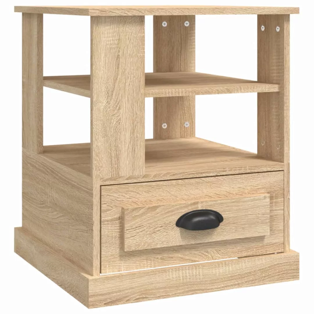 Vidaxl Beistelltisch Sonoma-eiche 50x50x60 Cm Holzwerkstoff günstig online kaufen