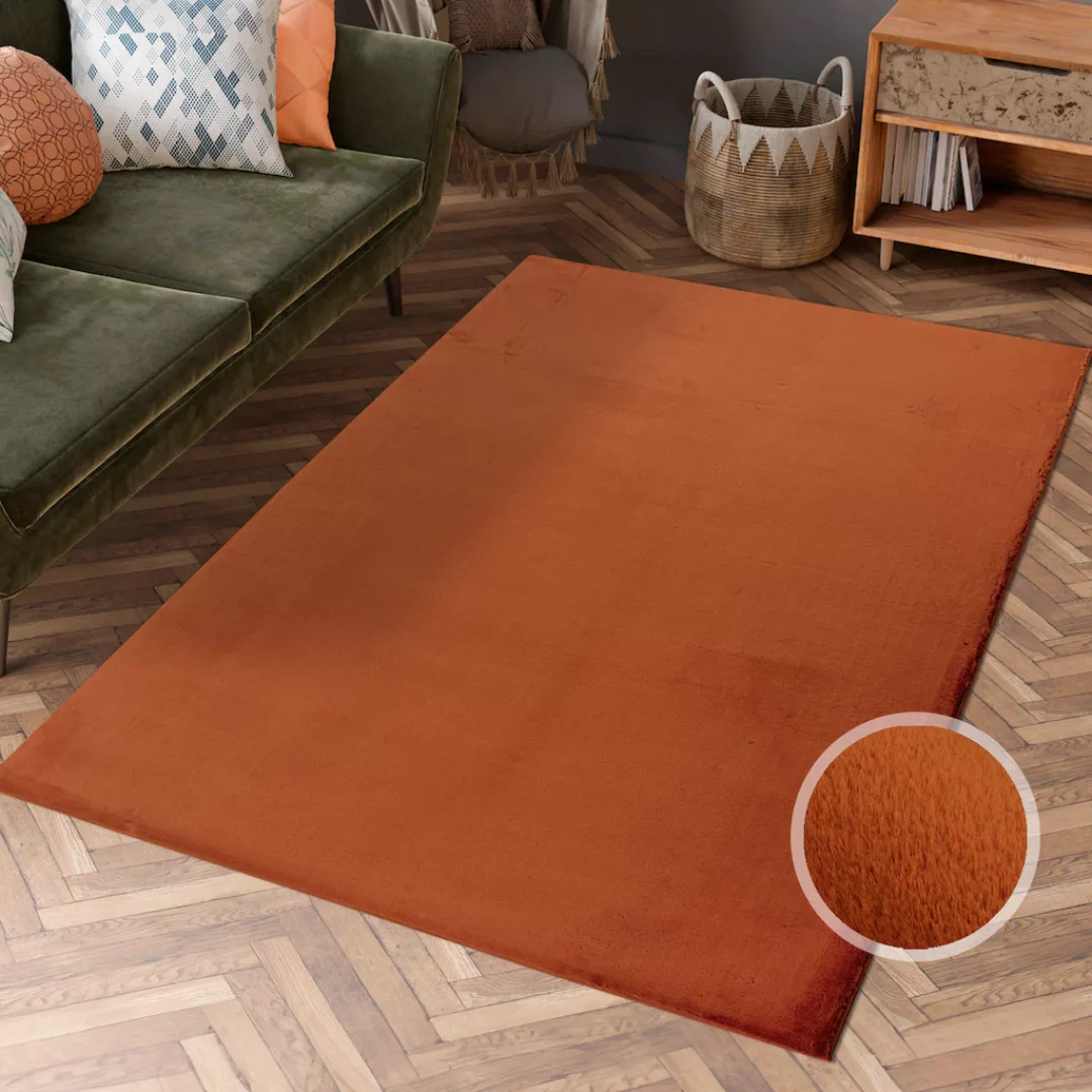 Carpet City Hochflor-Teppich »TOPIA 400«, rechteckig, 21 mm Höhe, Kunstfell günstig online kaufen