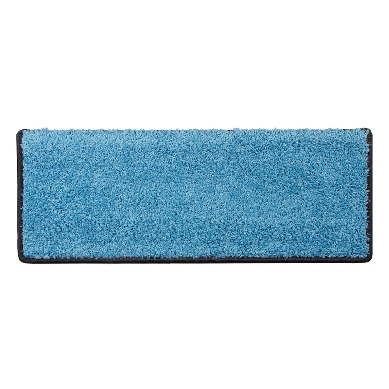 KARAT Shaggy Stufenmatte Sphinx Hochflor Hellblau 23,5 x 65 cm Rechteckig günstig online kaufen