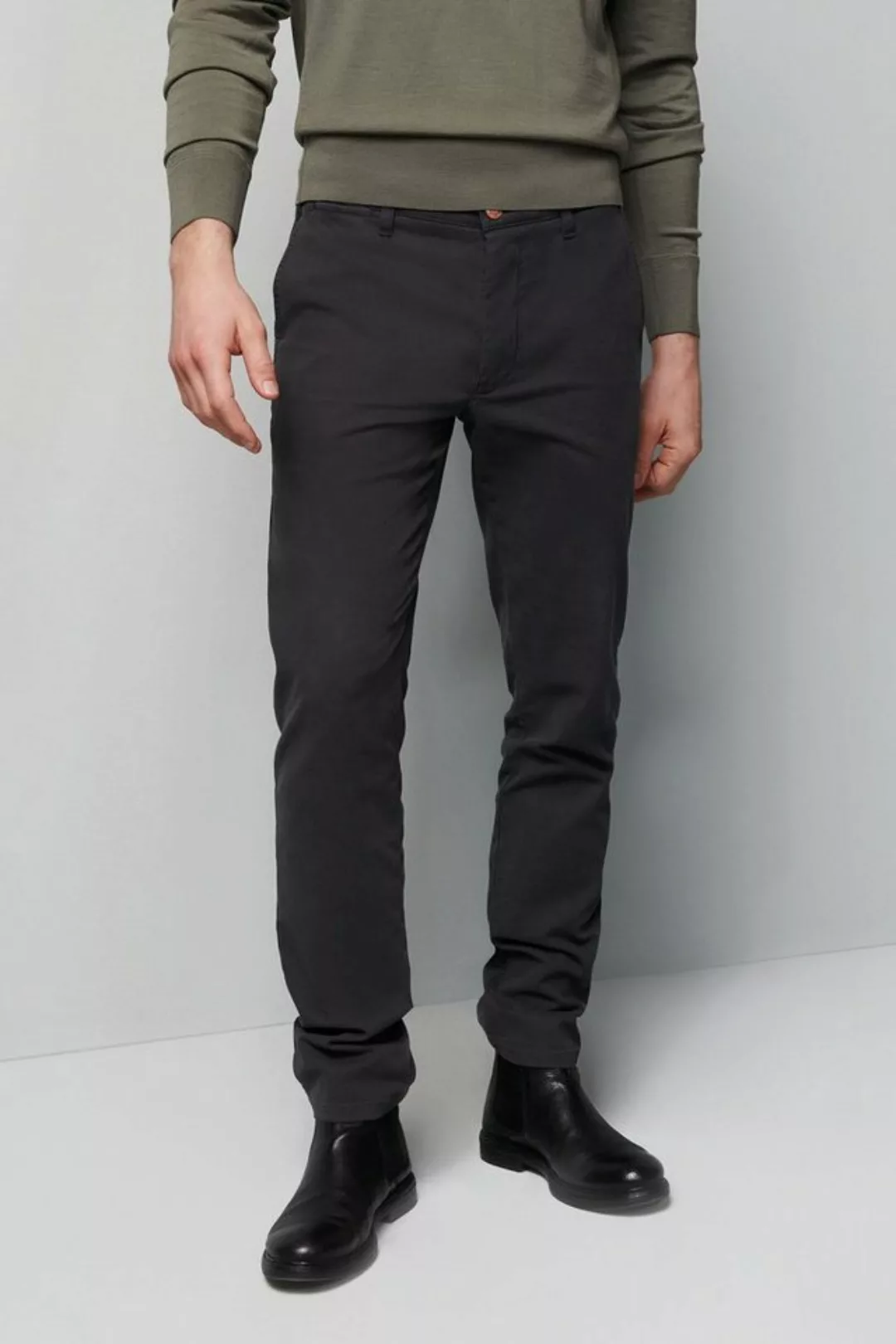 MEYER Chinohose M5 Chino im unifarbenem Design günstig online kaufen