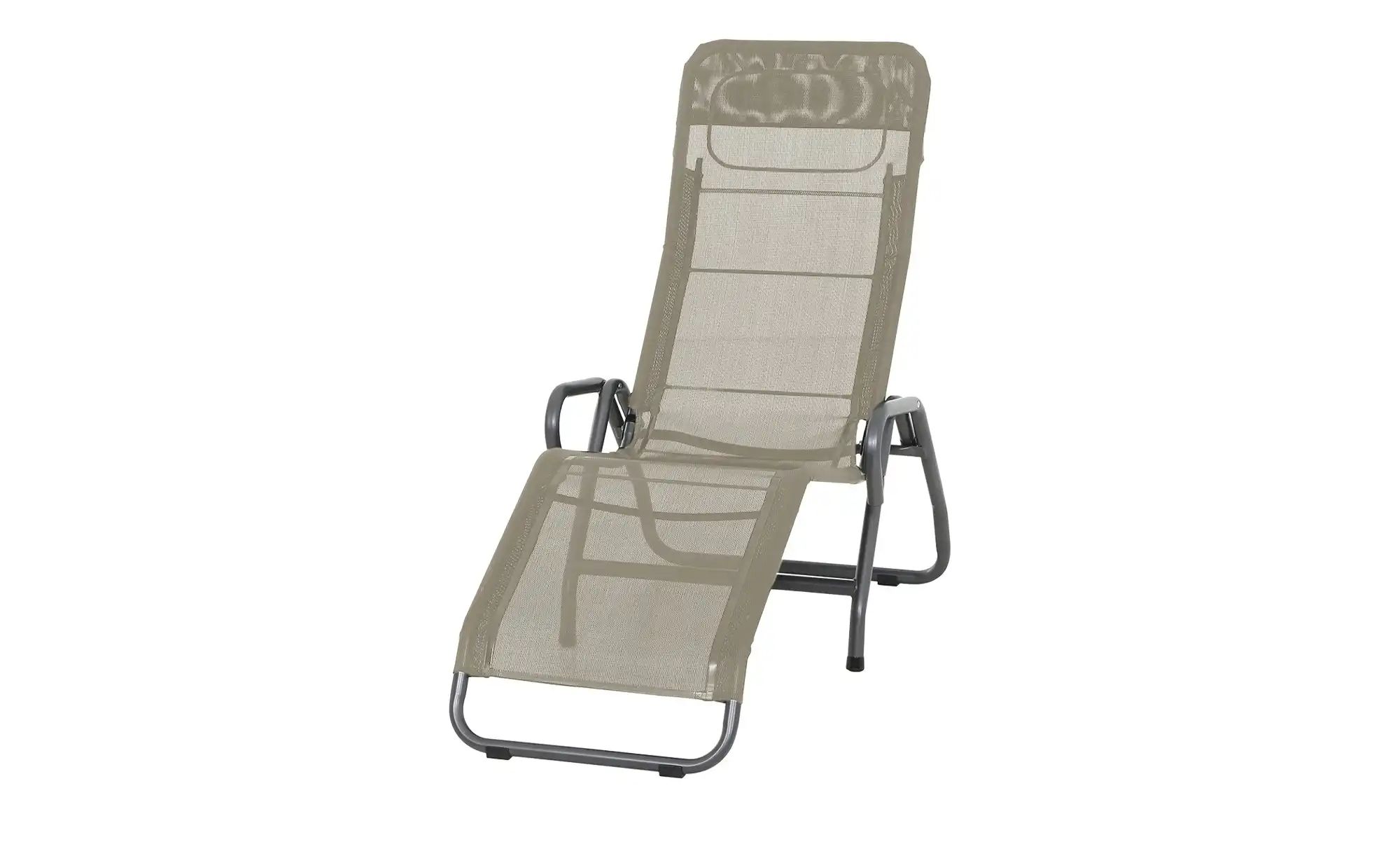 GAUTZSCH Relaxliege in anthrazit/taupe, - 139x118x72cm (BxHxT) günstig online kaufen