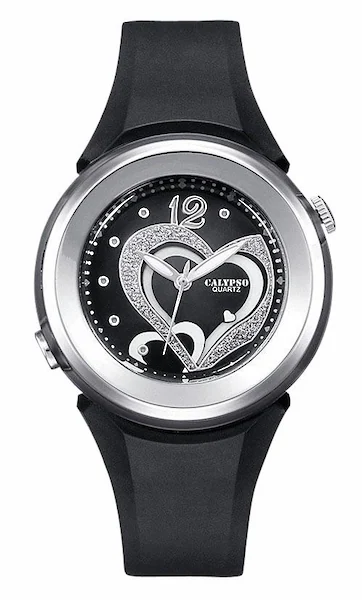 CALYPSO WATCHES Quarzuhr »K5576/6«, Armbanduhr, Damenuhr, mit Herzmotiv, bi günstig online kaufen