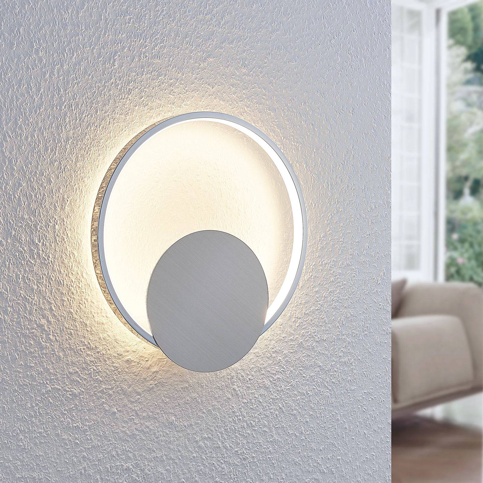 LED-Wandlampe Anays, rund, 32 cm günstig online kaufen
