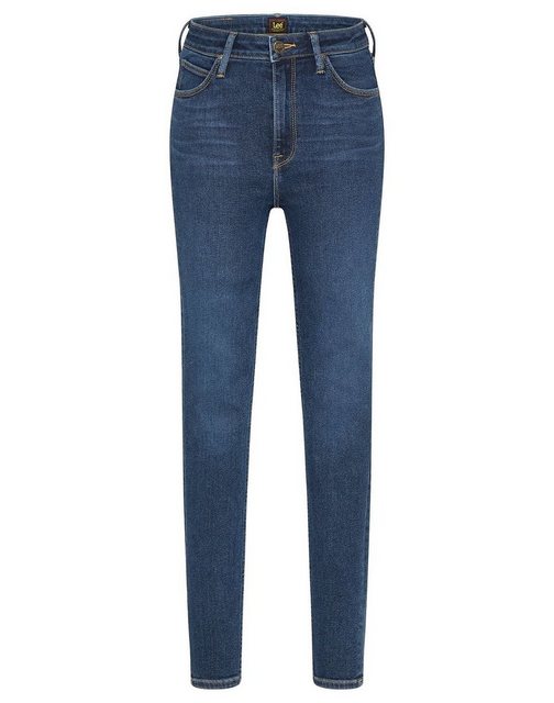 Lee Damen Jeans Ivy - Skinny Fit - Blau - Worn Willow günstig online kaufen