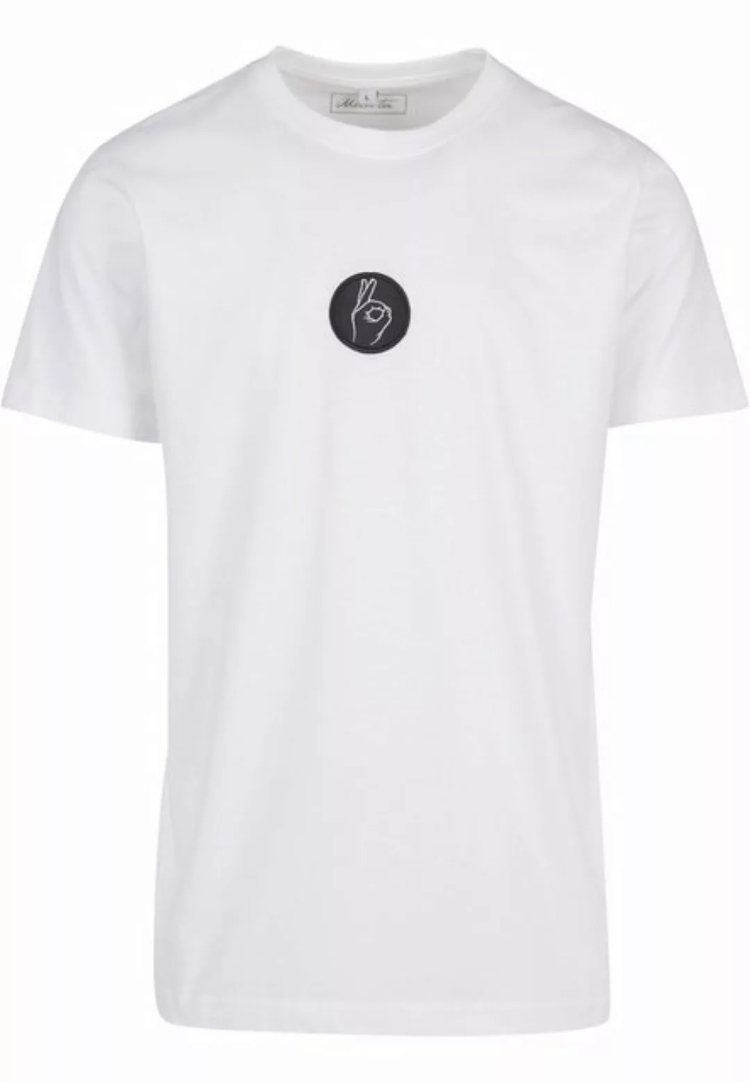 MisterTee Kurzarmshirt Herren Easy Sign Patch Tee (1-tlg) günstig online kaufen