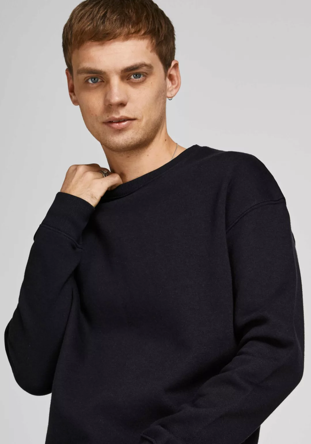 Jack & Jones Herren Sweatshirt JJESTAR BASIC - Relaxed Fit günstig online kaufen