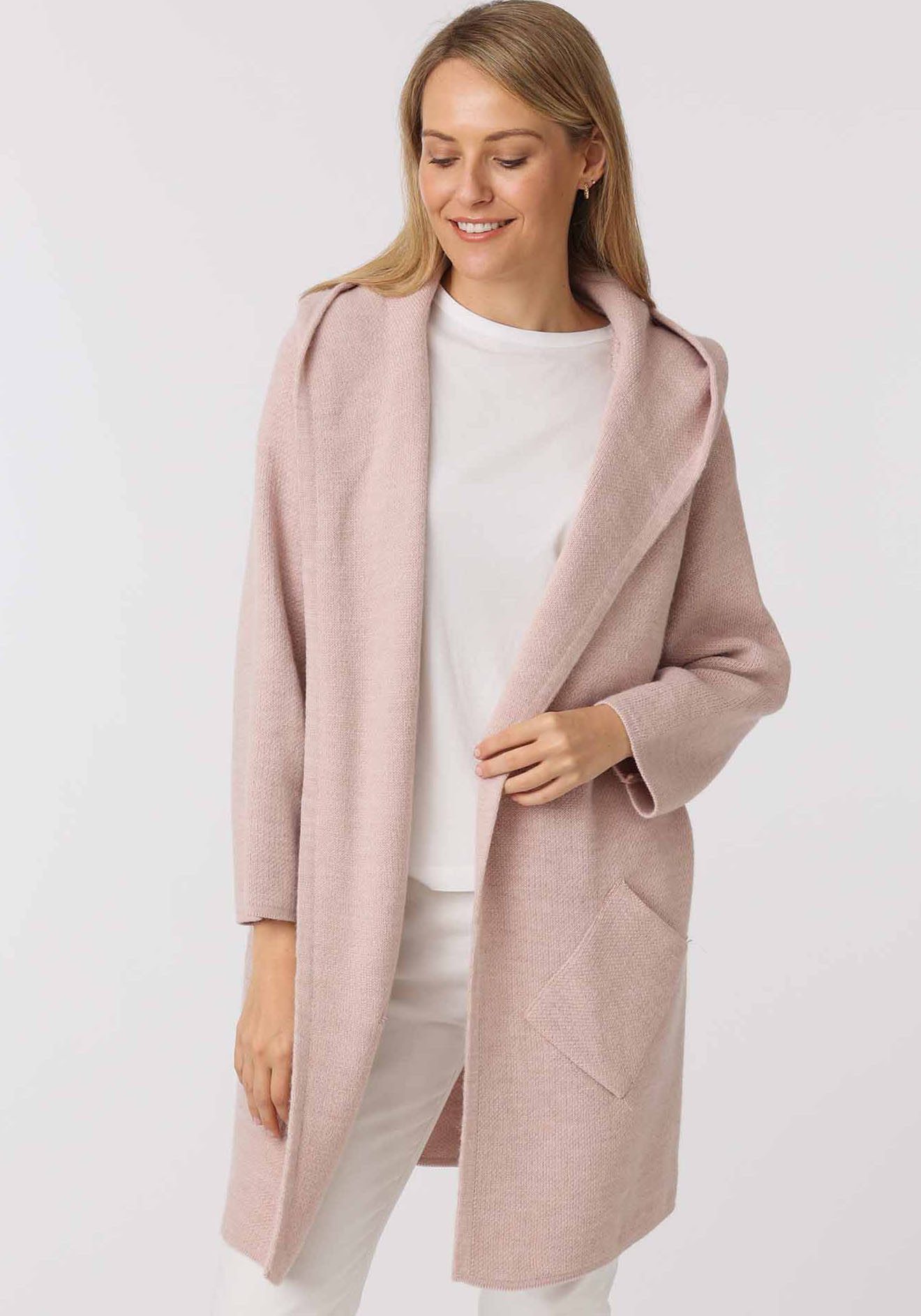 Zwillingsherz Strickjacke Langarm, bequem, Taschen, One günstig online kaufen