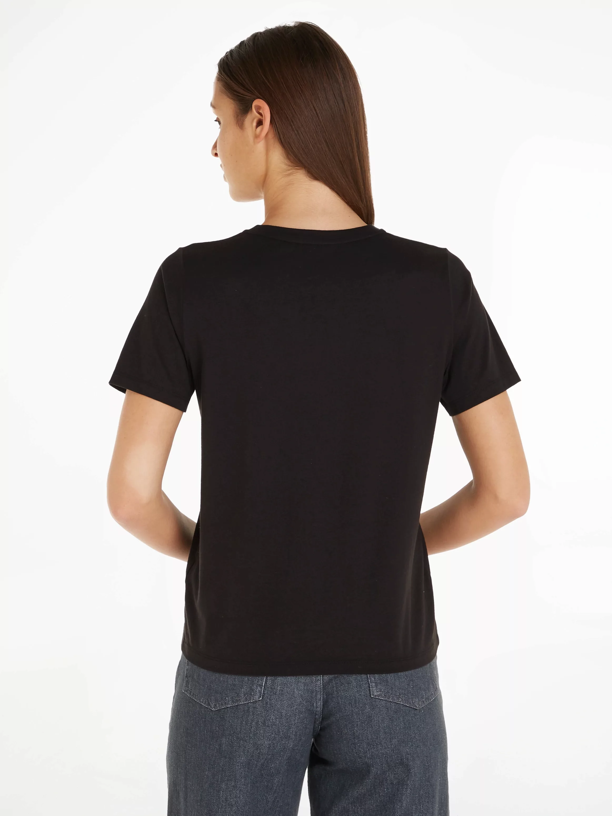 Calvin Klein T-Shirt MICRO LOGO T-SHIRT aus reiner Baumwolle günstig online kaufen