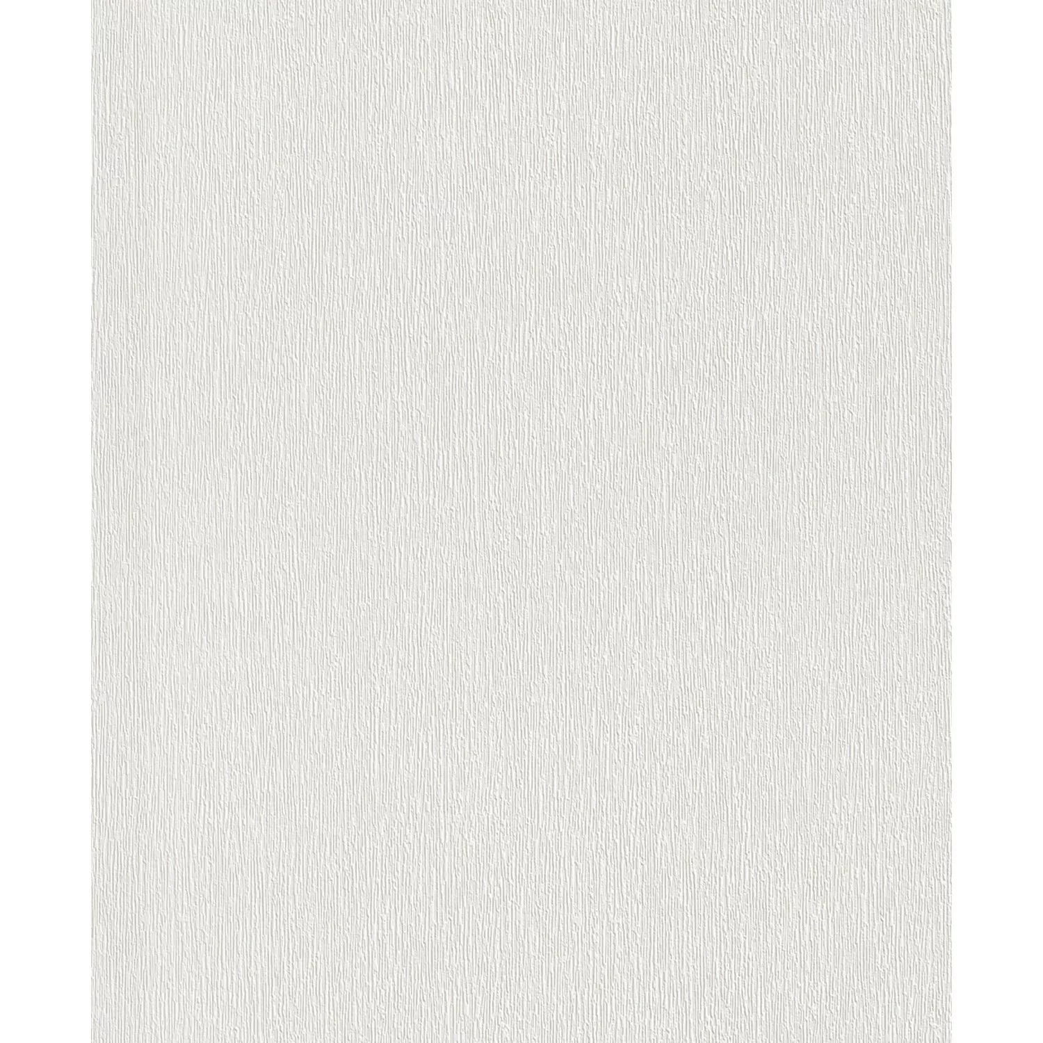 Rasch Vliestapete Wallton 124903 Längsstruktur Weiß 10,05 m x 0,53 m günstig online kaufen