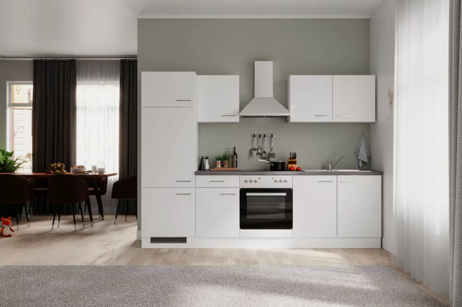 Flex-Well Küche "Kopenhagen", wahlw. mit E-Geräten, Breite 270 cm günstig online kaufen