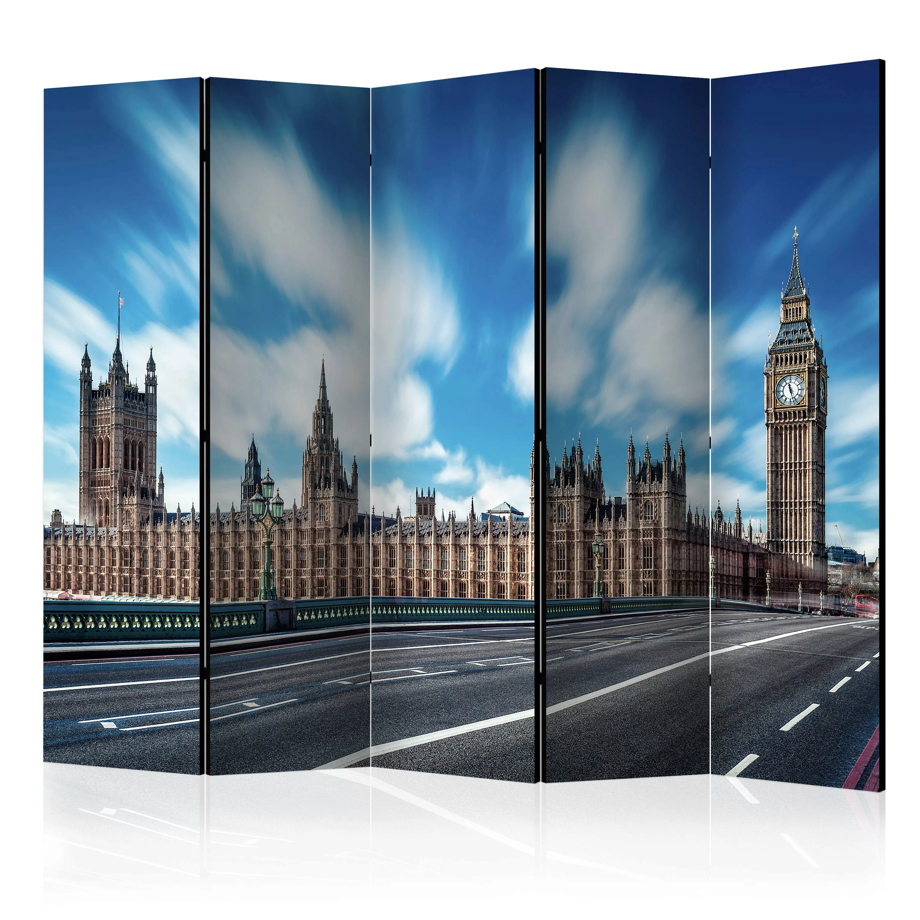 5-teiliges Paravent - Sunny London Ii [room Dividers] günstig online kaufen