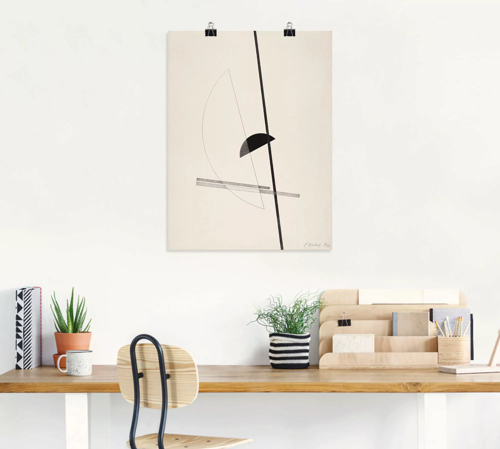 Artland Wandbild "Konstruktionen", Muster, (1 St.), als Leinwandbild, Poste günstig online kaufen