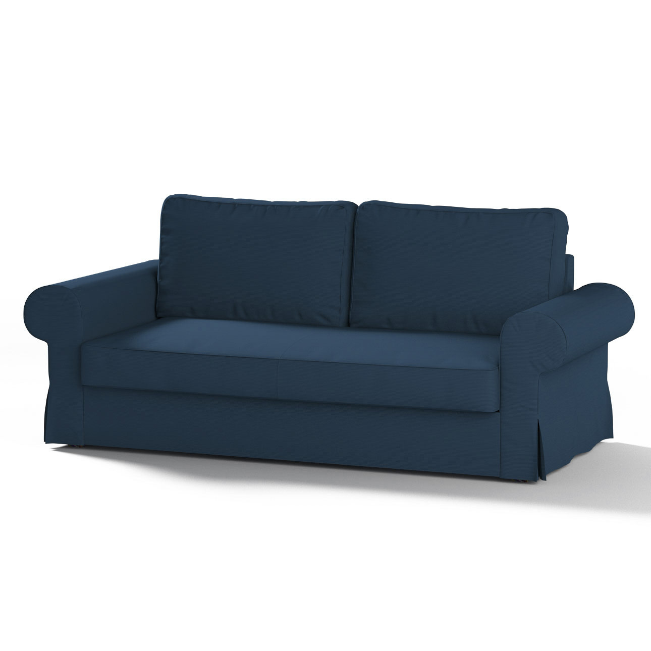 Bezug für Backabro 3-Sitzer Sofa ausklappbar, marinenblau , Bezug für Backa günstig online kaufen