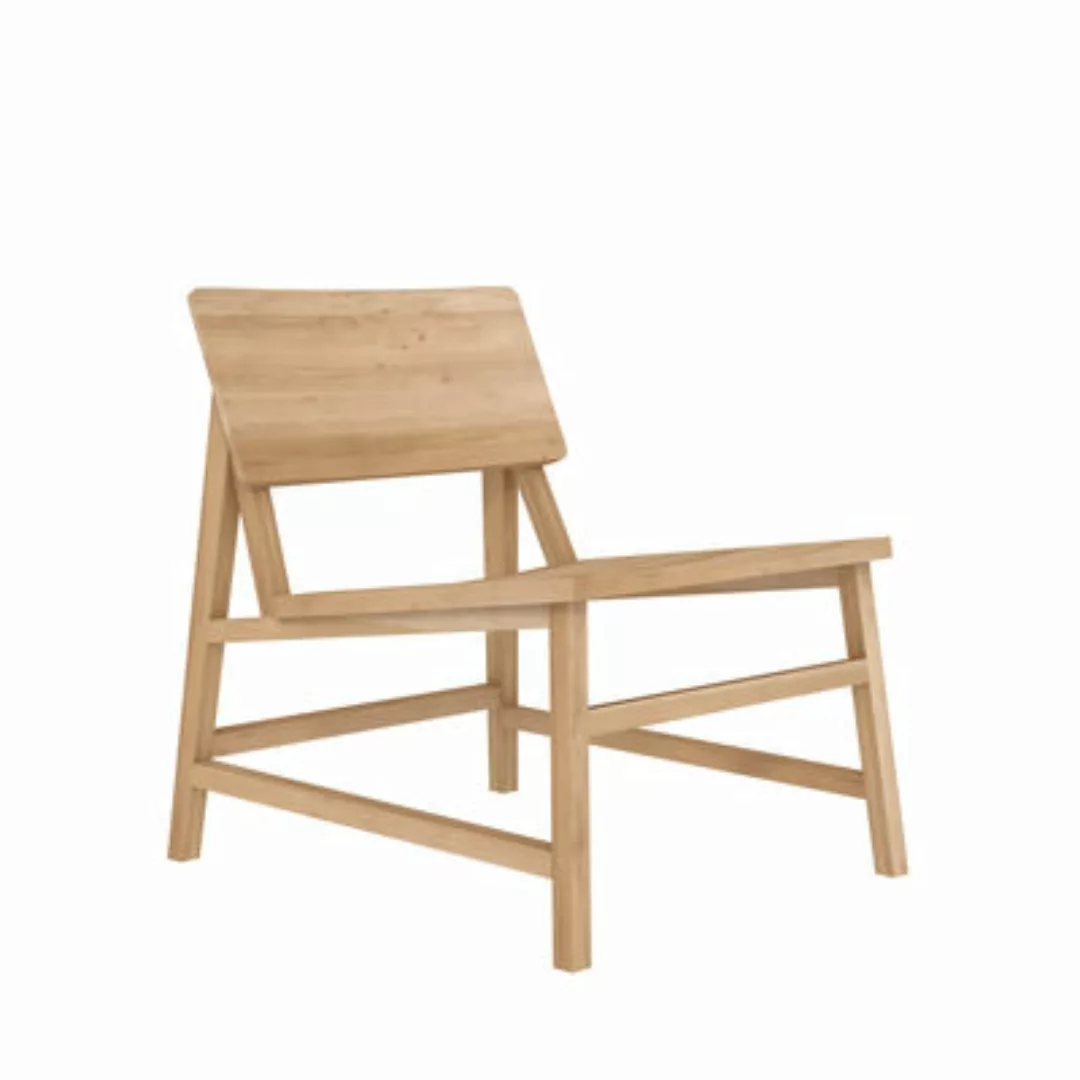 Lounge Sessel N2 holz natur / Eiche massiv - Ethnicraft - Holz natur günstig online kaufen
