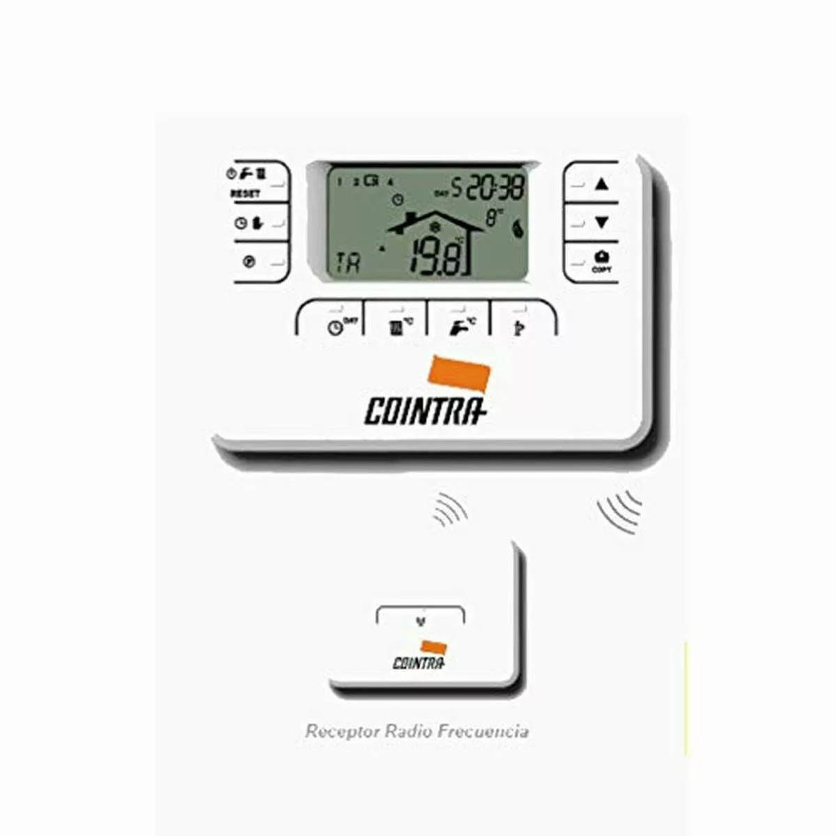 Drahtloses Zeitschaltthermostat Cointra V62 Weiß günstig online kaufen