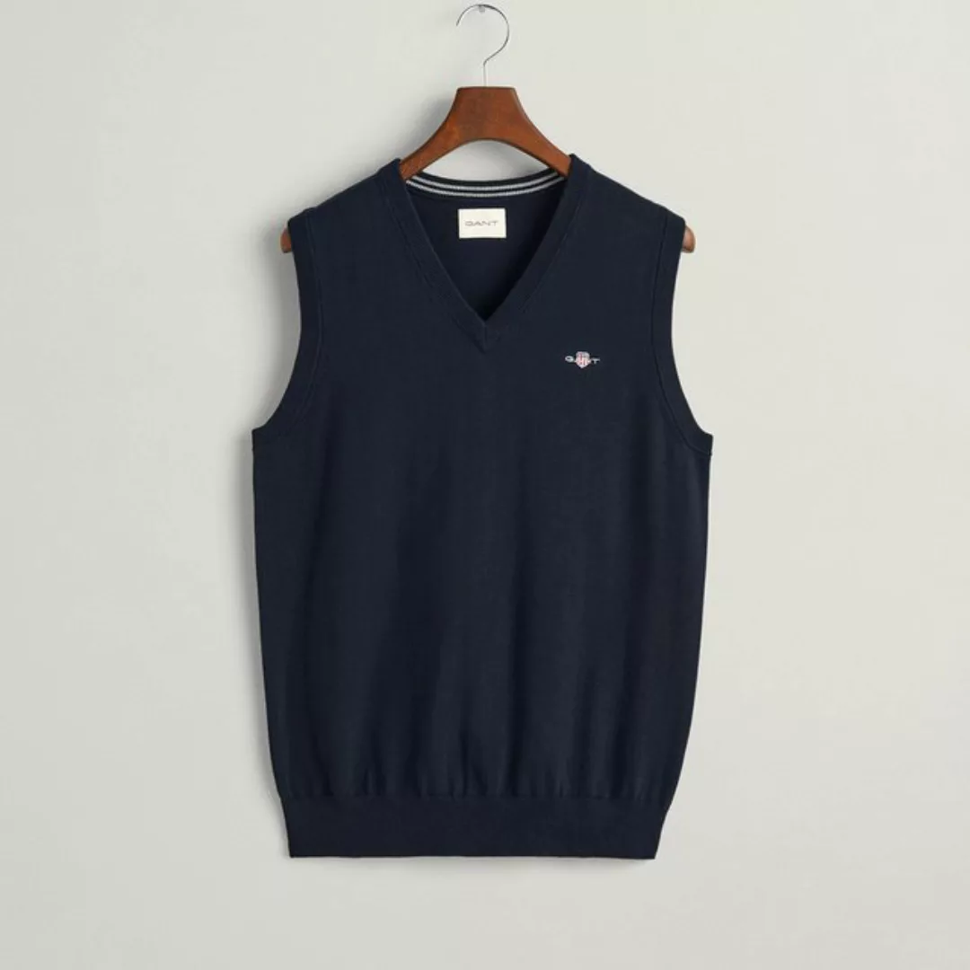 Gant Pullunder Classic Cotton Slipover Premium Pullunder aus weicher 100% B günstig online kaufen