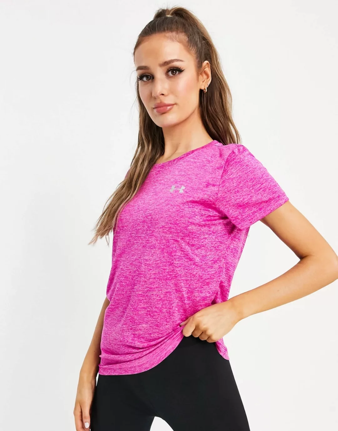 Under Armour – Training  Tech – T-Shirt in Rosa günstig online kaufen