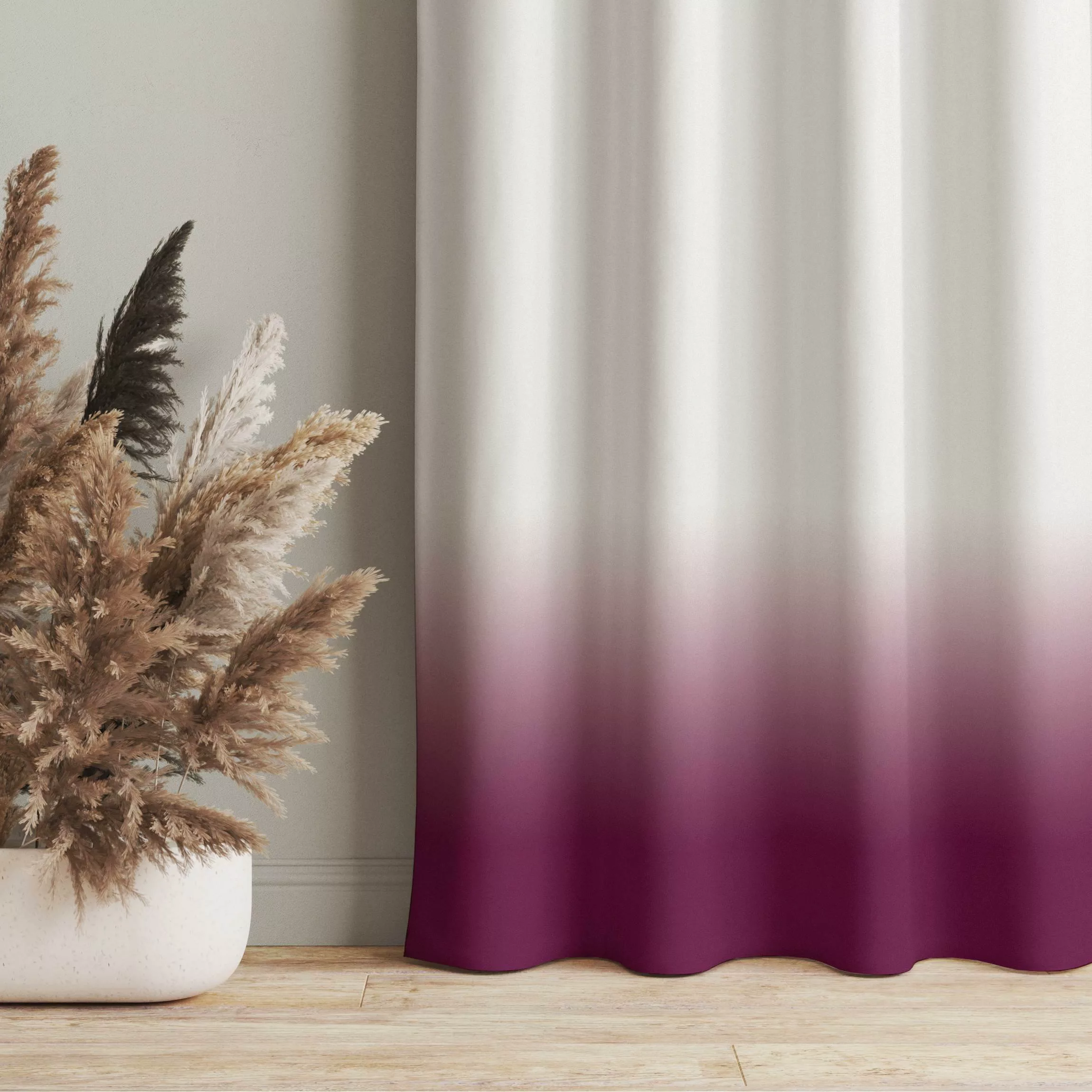 Vorhang Dip-Dye Fuchsia günstig online kaufen
