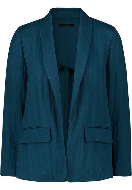 Zero Jackenblazer "zero Blazer mit Schalkragen aus Lyocell-Mix", Plain/ohne günstig online kaufen