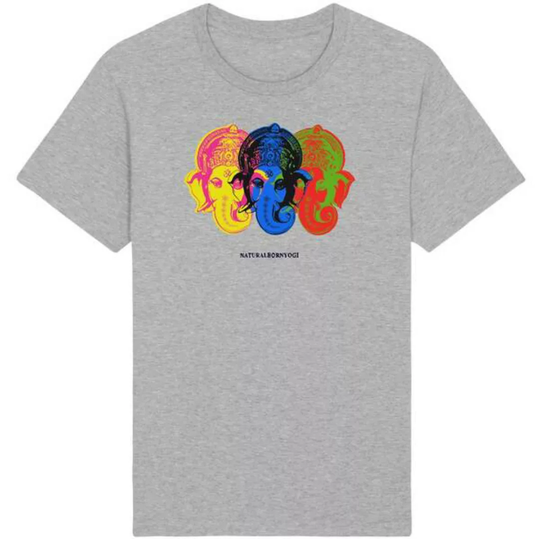 Yoga T-shirt Organic - Ganesha Pop Weiß günstig online kaufen