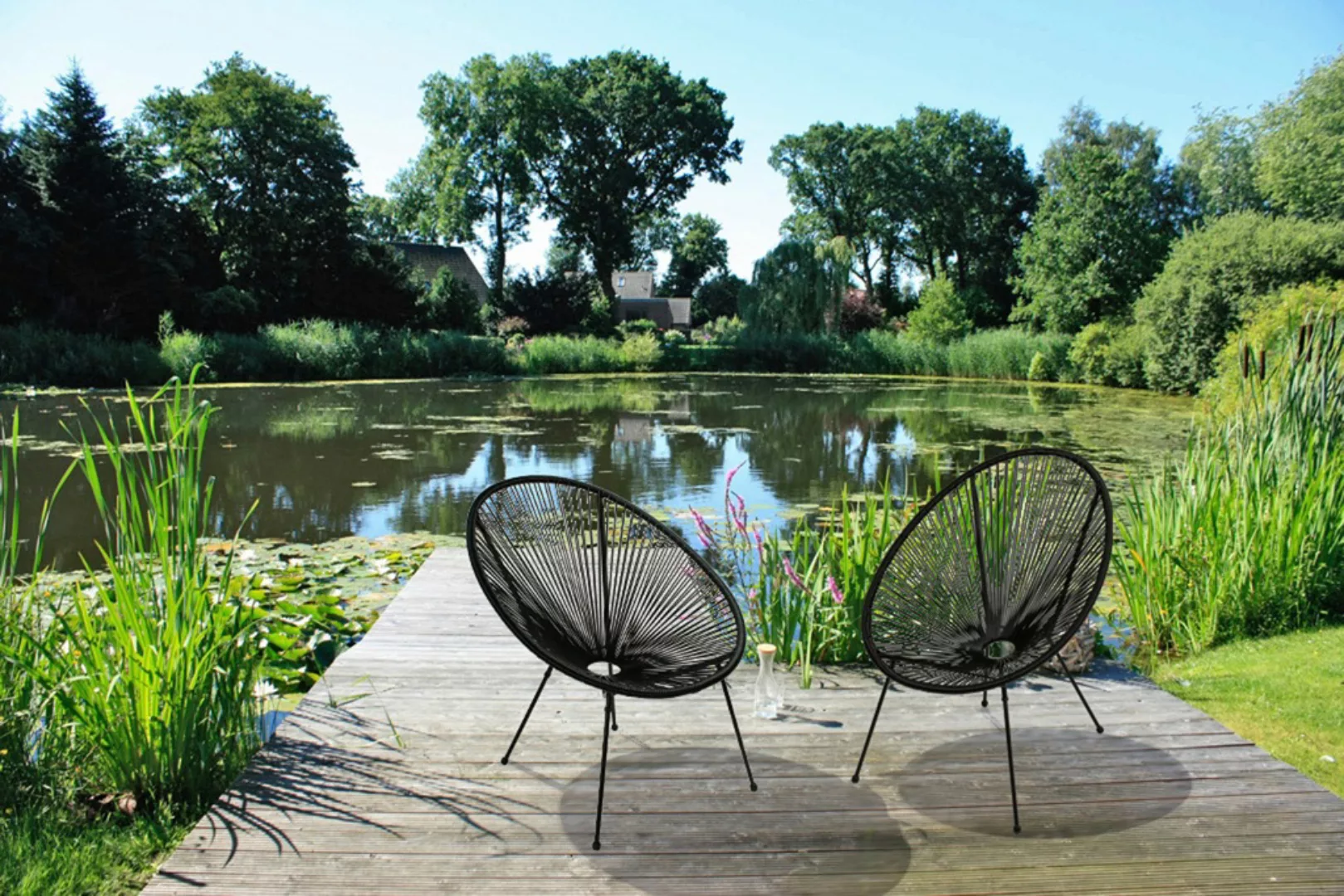 Garden Pleasure Gartensessel "Dalida", (Set, 2 St.) günstig online kaufen