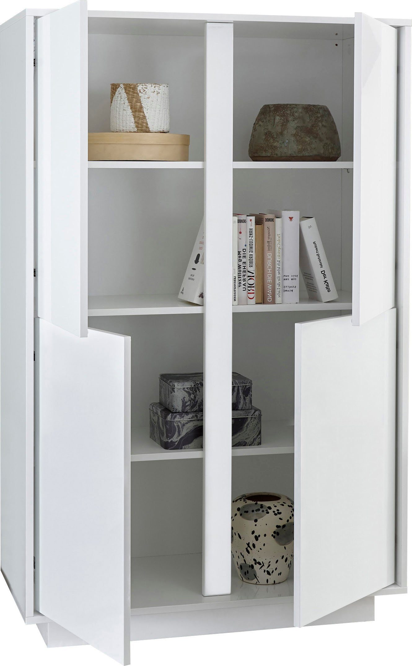 INOSIGN Highboard "Ice", grifflos günstig online kaufen