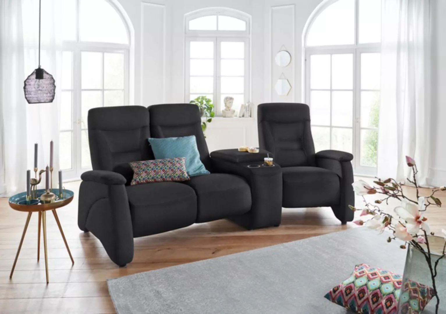 exxpo - sofa fashion 3-Sitzer »Ascoli, Kinosofa mit hohem Sitzkomfort, bequ günstig online kaufen