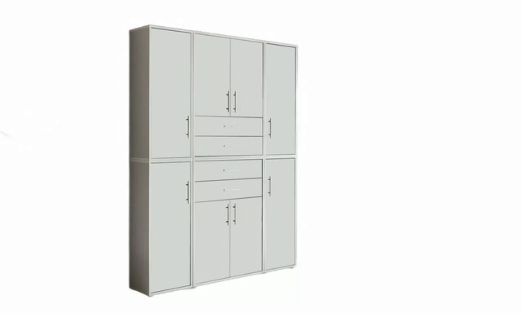 BMG Möbel Aktenschrank Tabor (Set 19, Büroschrank mit Metallgriffen) Made i günstig online kaufen